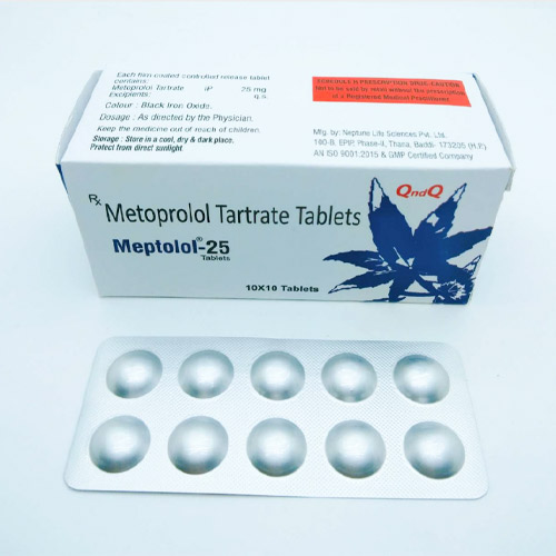 Metoprolol Tartrate tablets Metoprolol Sustained Release 25 mg Tablets