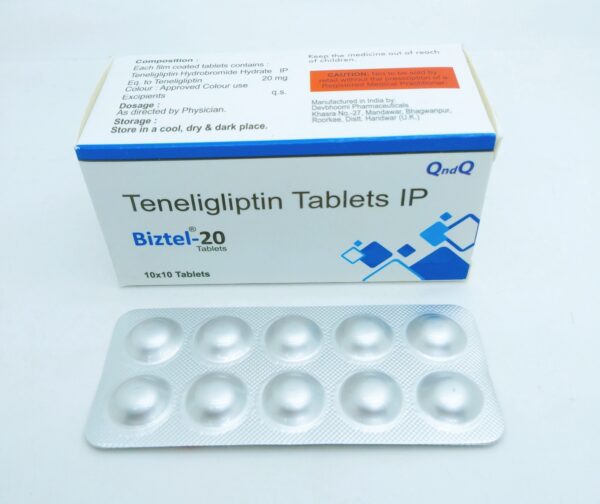 Teneligliptin20 mg tablets