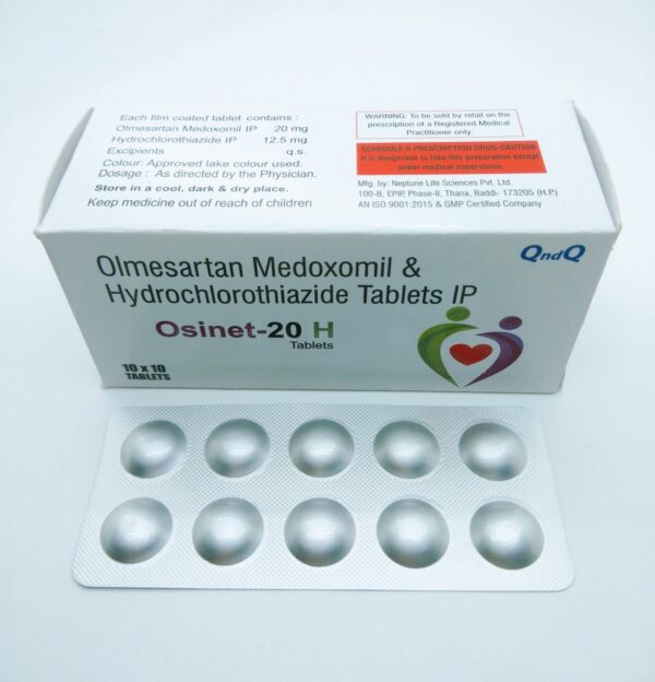 Olmesartan Medoxomil & Hydrochlorothiazide Tablets IP