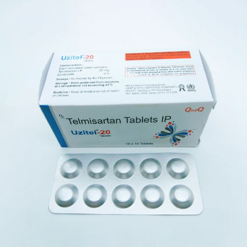Telmisartan tablets IP Telmisartan 20mg Tablets